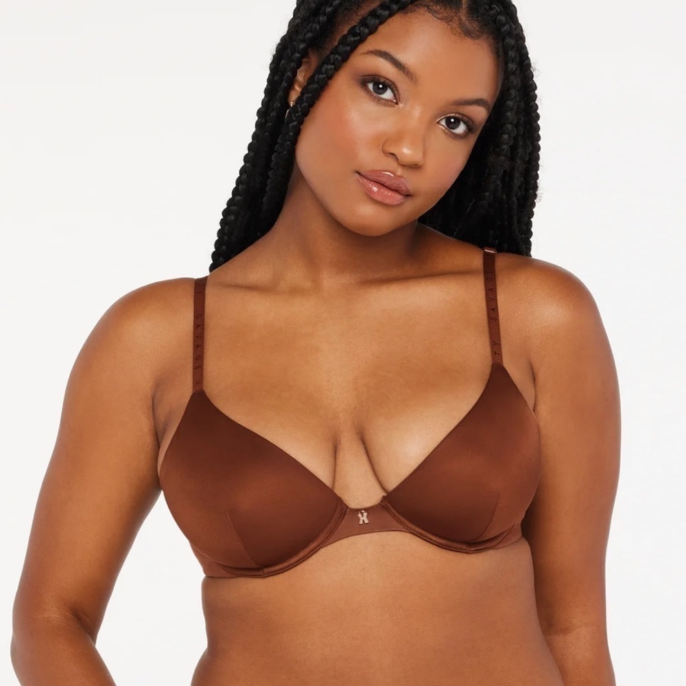 Savage X Fenty Core Microfiber Unlined Bra Brown Sugar Nude - 32A